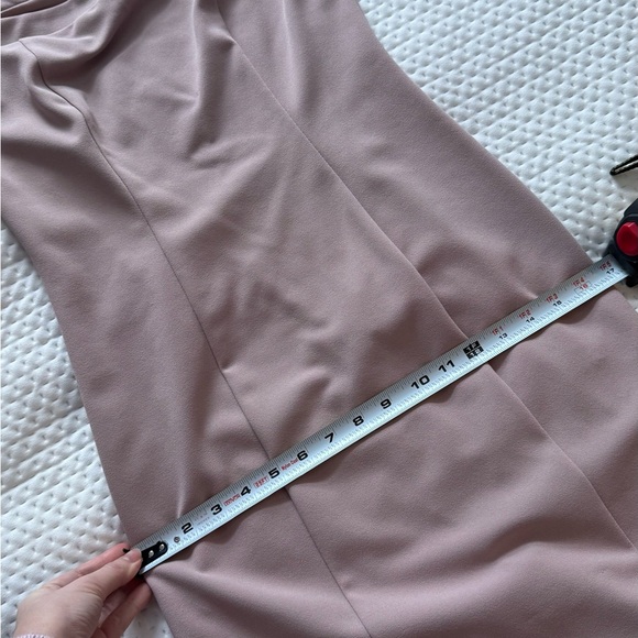 Rinascimento Off-Shoulder Dress in Blush Wedding Guest or Elegant Event Dress - Picture 11 of 11